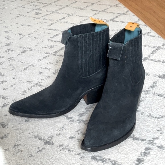 PS Kaufman X Lenni The Label Black Suede Freeway Chelsea Boot. 7.5 Like NEW! - Picture 9 of 15